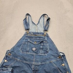 Berne Bib Overalls Mens 42 x 29 Blue Denim Vintage Carpenter Workwear B910SWD*